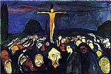 Edvard Munch Golgotha painting